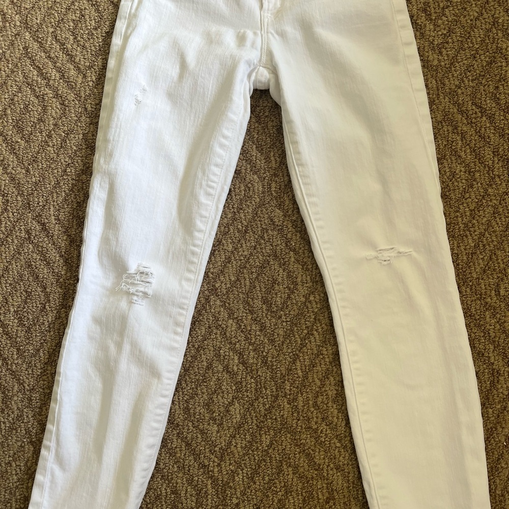 J.Crew Distressed Lookout High Rise Skinny Crop - Picture 2 of 5